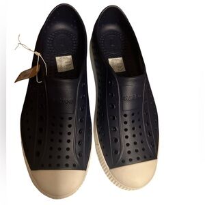 NWT Native Jefferson Navy and White Slip-On Shoes